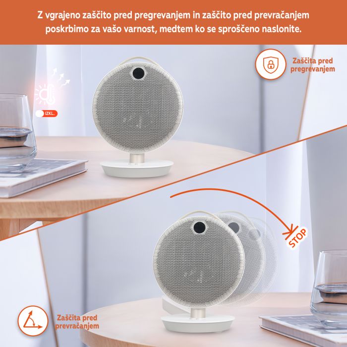 SHX eleganten zmogljiv grelec 220W bel