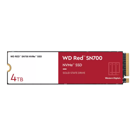 WD 4TB Red SN700 M.2 2280 PCI-e 3.0 NVMe 1.3 SSD disk
