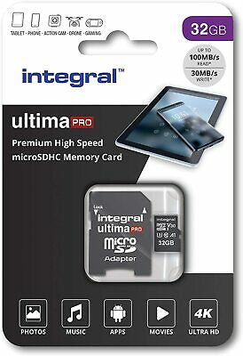 Integral HIGH SPEED MICRO SD CARD MICROSDHC/XC V30 UHS-I U3