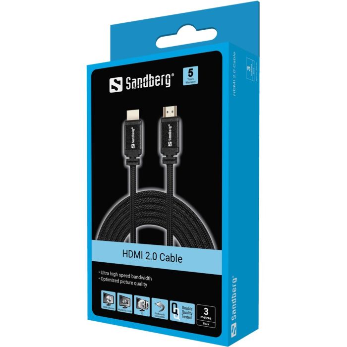 Sandberg HDMI 2.0 19M-19M 3m kabel