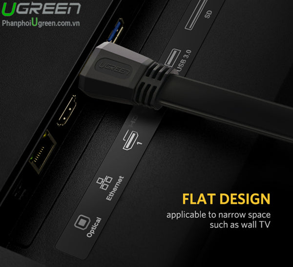 Ugreen HDMI 2.0 Flat kabel 1.5m - box