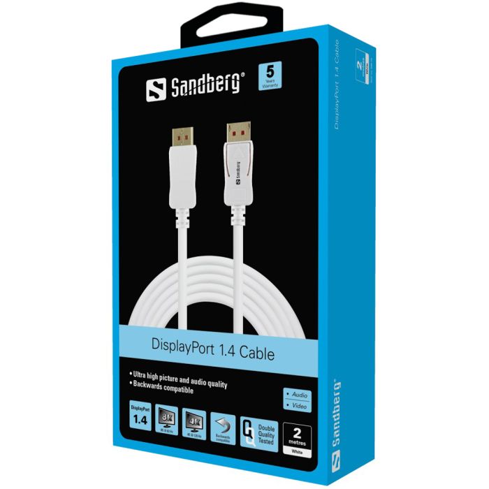 Sandberg DisplayPort 1.4 8k@60Hz 2m povezovalni kabel