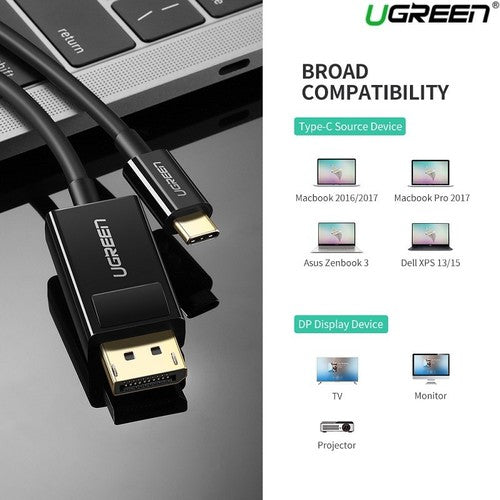 Ugreen kabel USB-C v DP 4K (DisplayPort) 1.5M - polybag