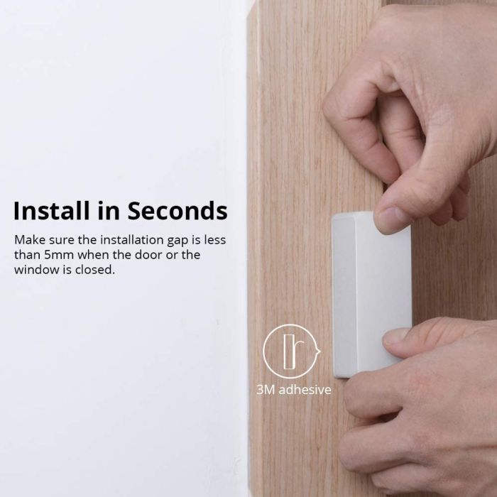 SONOFF senzor za vrata in okna Wi-Fi DW2 WiFi