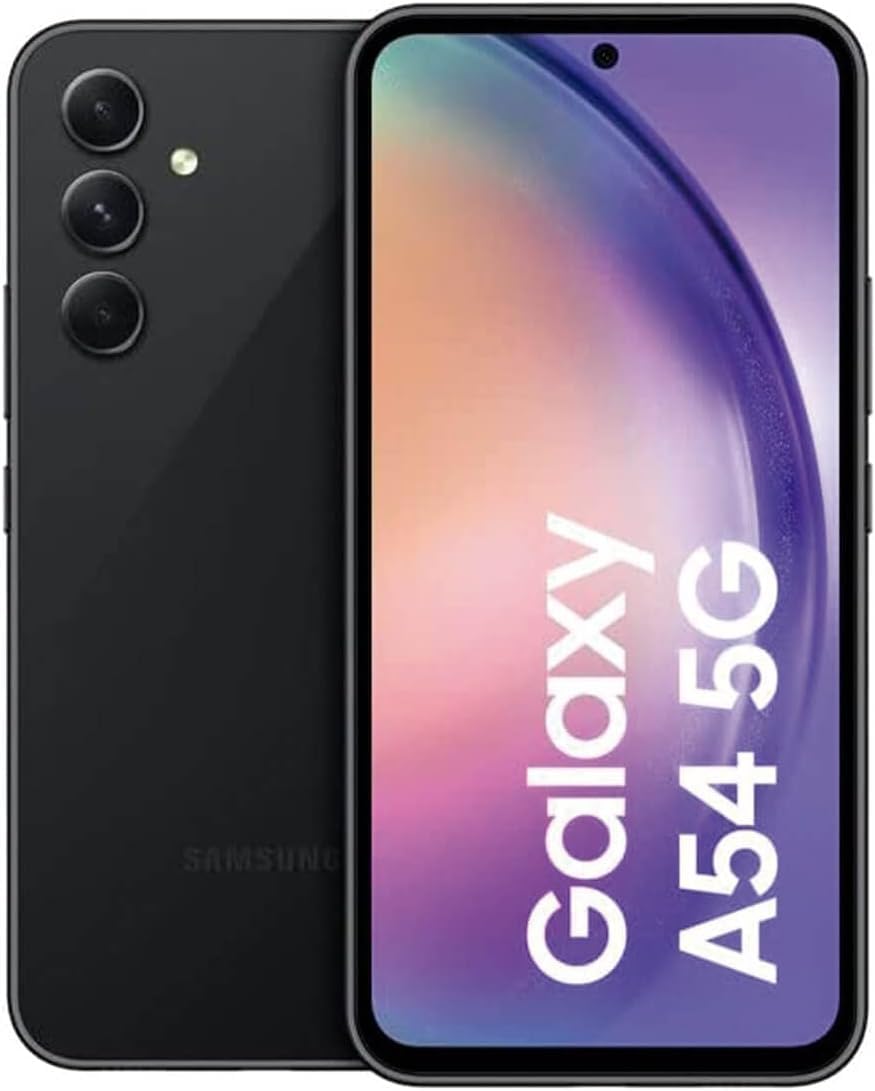 Obnovljen telefon Samsung Galaxy A54 5G 128GB A546B DS - Razred B - Črn
