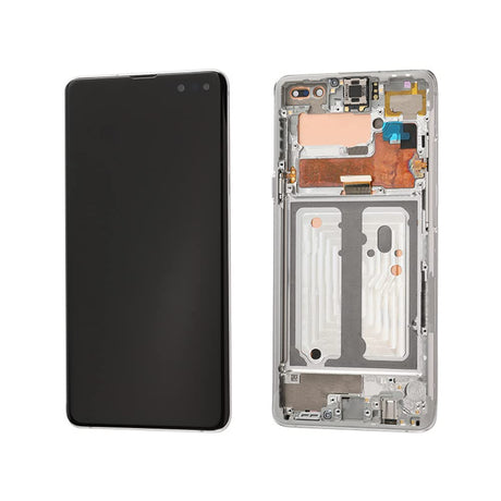 SAMSUNG GALAXY S10 5G TOUCH+LCD+FRAME SILVER ORIGINAL SERVICE PACK