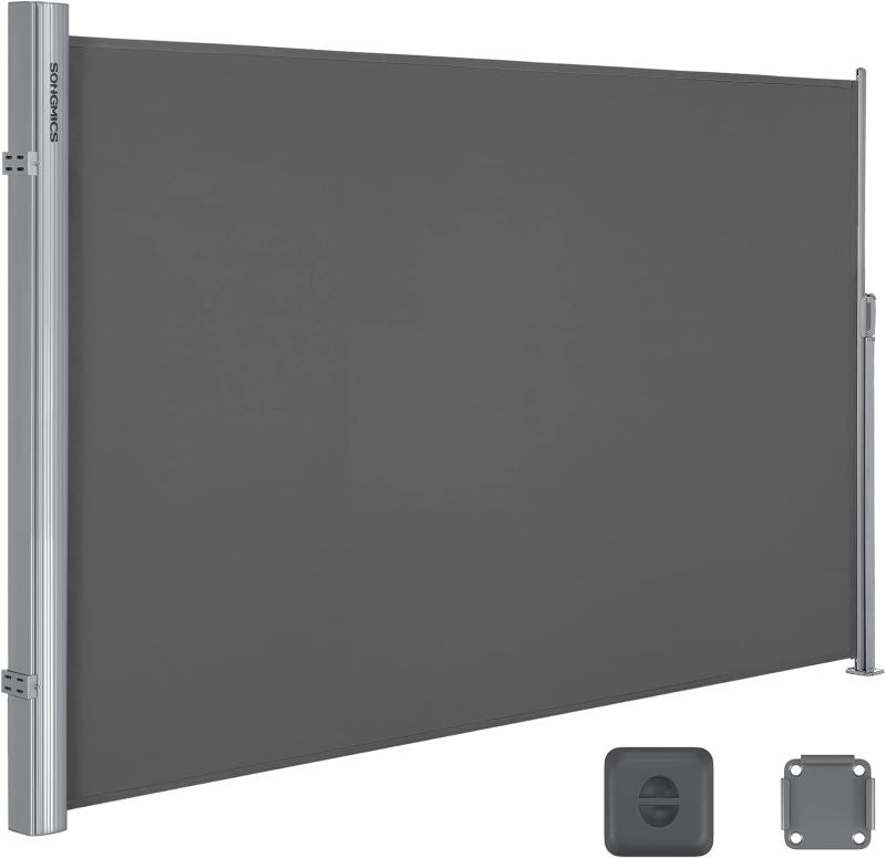 SONGMICS Stranski senčnik 160 x 350 cm antracit, GSA165G02