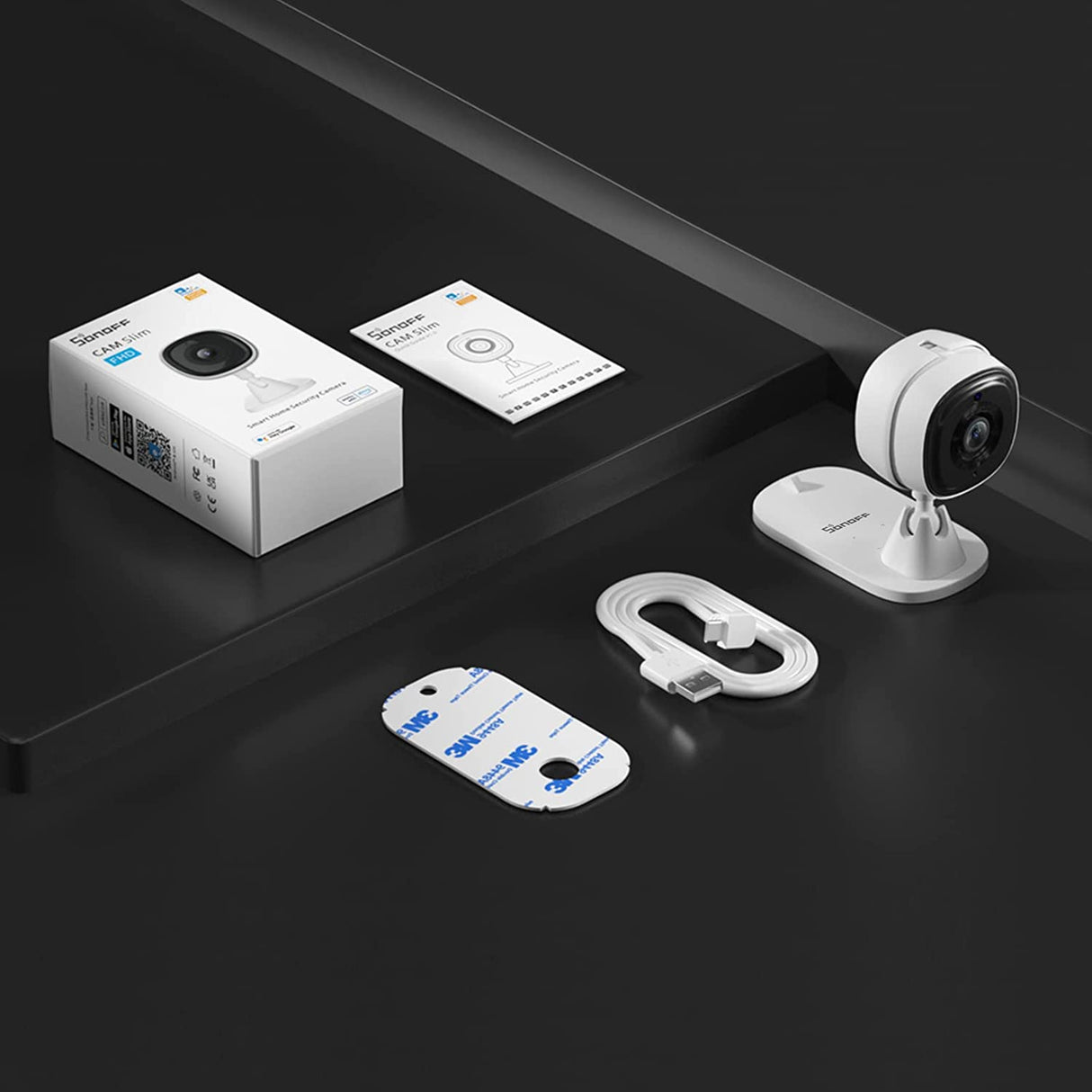 SONOFF notranja videonadzorna kamera S-CAM, 1080P, Wi-Fi