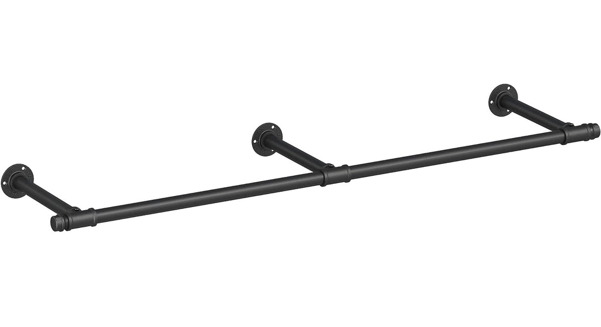 SONGMICS Stensko obešalo za oblačila 30,4 x 170 x 7 cm črna, HSR104B01