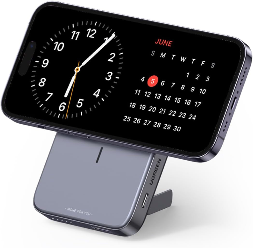 Ugreen magnetna baterija z zložljivim stojalom 10.000mAh PD 20w