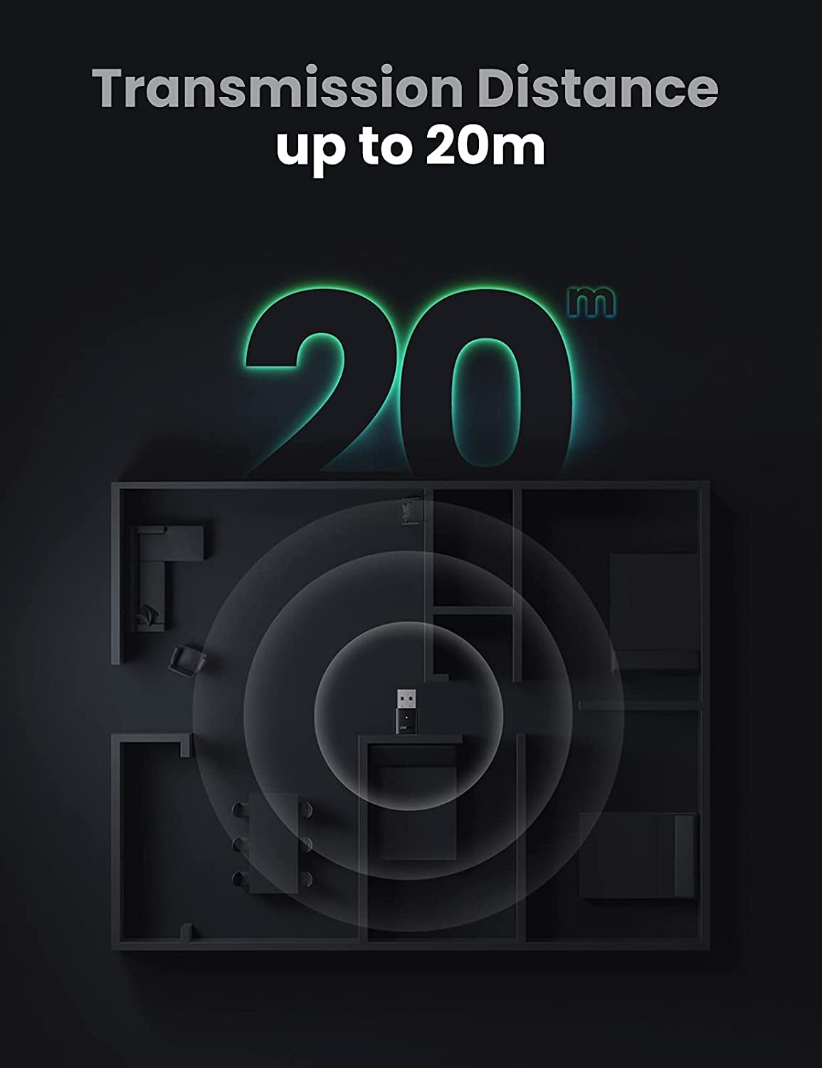 Ugreen USB Bluetooth 5.0 adapter - box