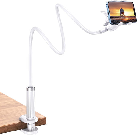 Ugreen Gooseneck Fleksibilno stojalo za pritrditev mobilnega ali tabličnega računalnika velikosti 4 "-7,2" palcev, 90cm