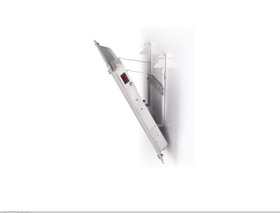 Mill panelni grelnik 1000W, bel, steklo (MB1000L DN)