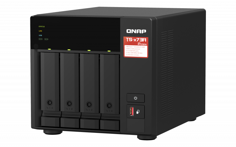 QNAP NAS strežnik za 4 diske, 8GB ram, 2x 2.5Gb mrežo