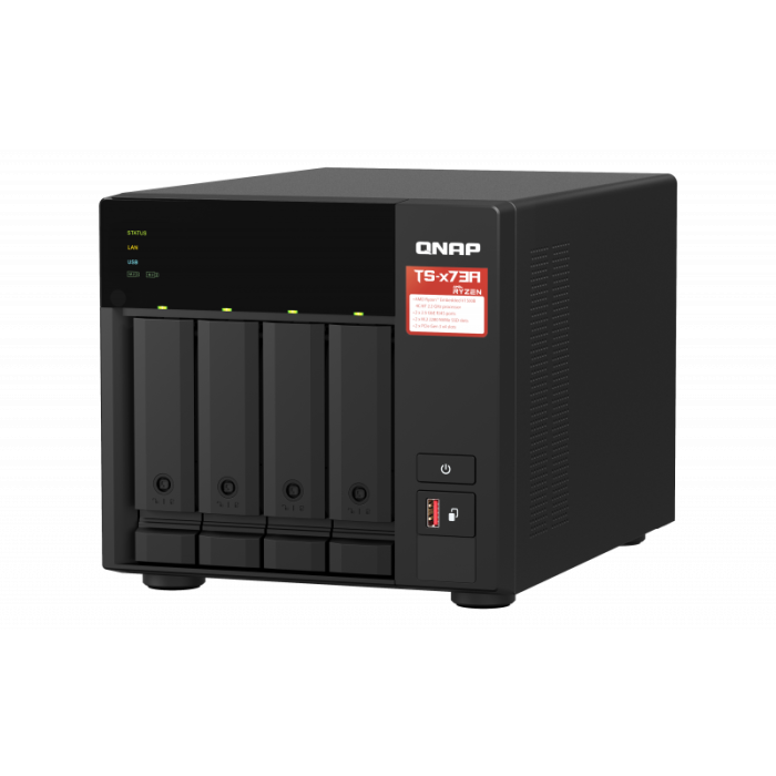 QNAP NAS strežnik za 4 diske, 8GB ram, 2x 2.5Gb mrežo