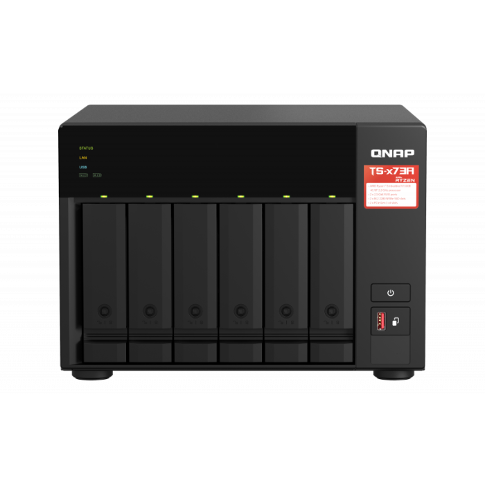QNAP NAS strežnik za 6 diskov, 8GB ram, 2x 2.5GbE mrežo