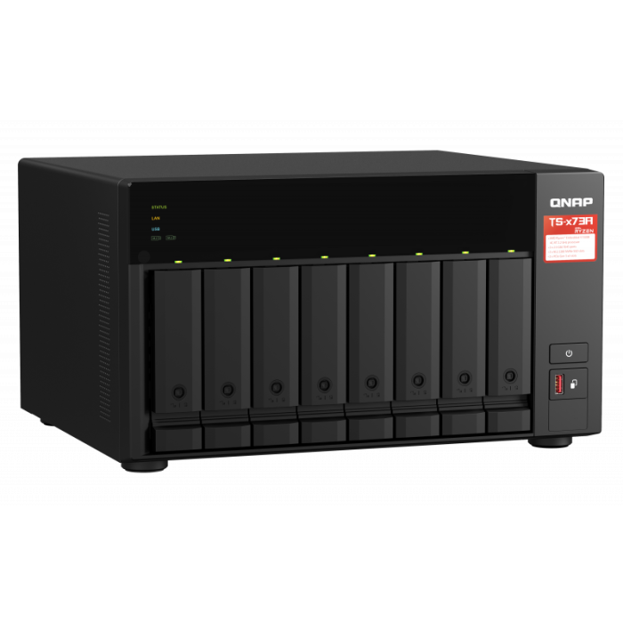 QNAP NAS strežnik za 8 diskov, 8GB ram, 2.5GbE mreža