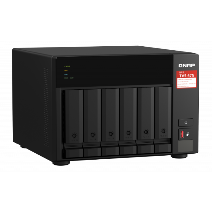 QNAP NAS strežnik za 6 diskov, 8GB ram, 2,5Gb mreža