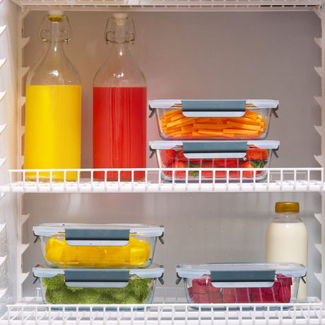 VonShef 5-delni komplet steklenih posod za shranjevanje hrane