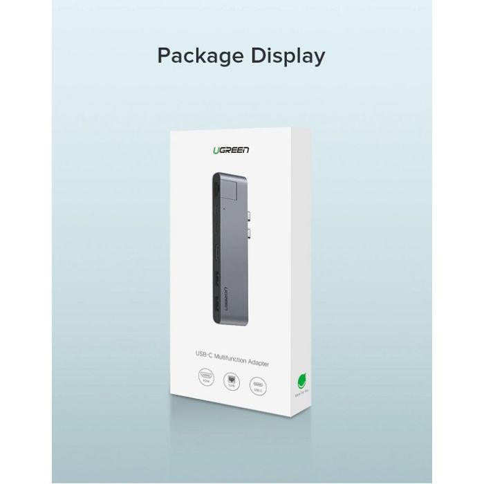 UGREEN USB-C Hub za MacBook (HDMI, USB-C, 2x USB 3.0) - box