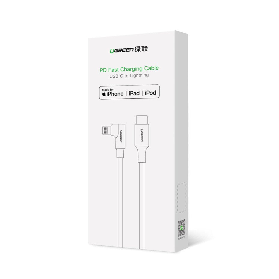 Ugreen MFI kotni kabel USB-C na Lightning 1,5m - box