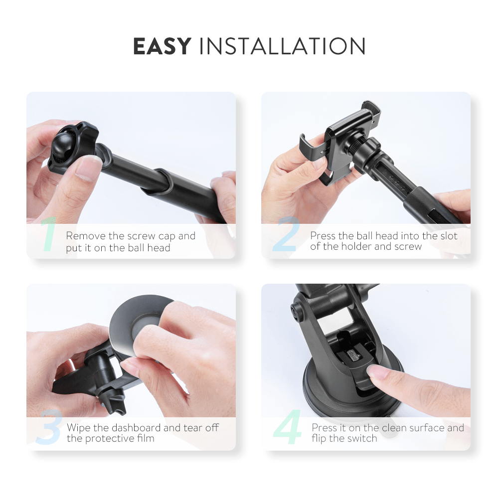 Ugreen nosilec telefona za avtomobil s priseskom 60990 - box