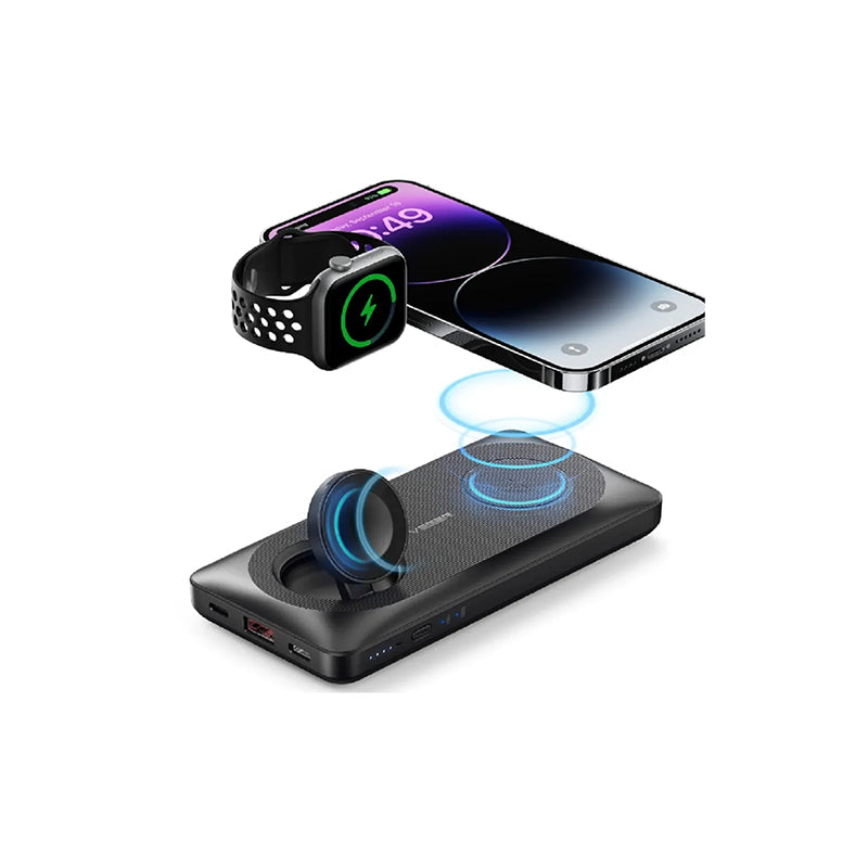 VEGER 3v1 prenosna baterija MagMulti 10000 mAh, črna