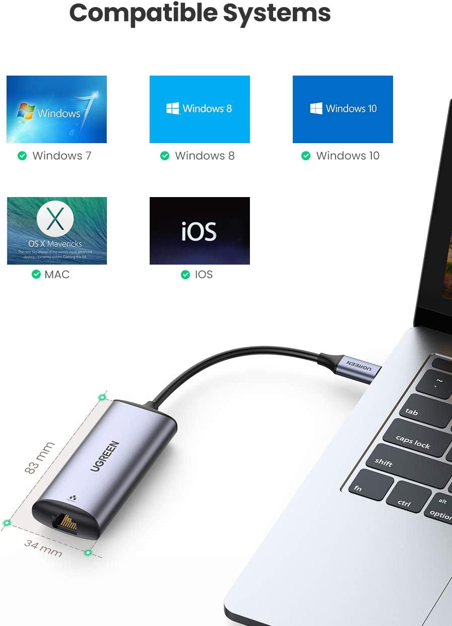 Ugreen USB-C mrežni adapter 2.5Gbps