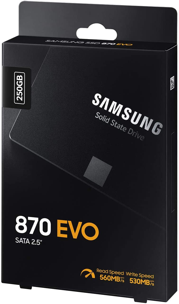 Samsung 250GB 870 EVO SSD SATA3 2.5" disk