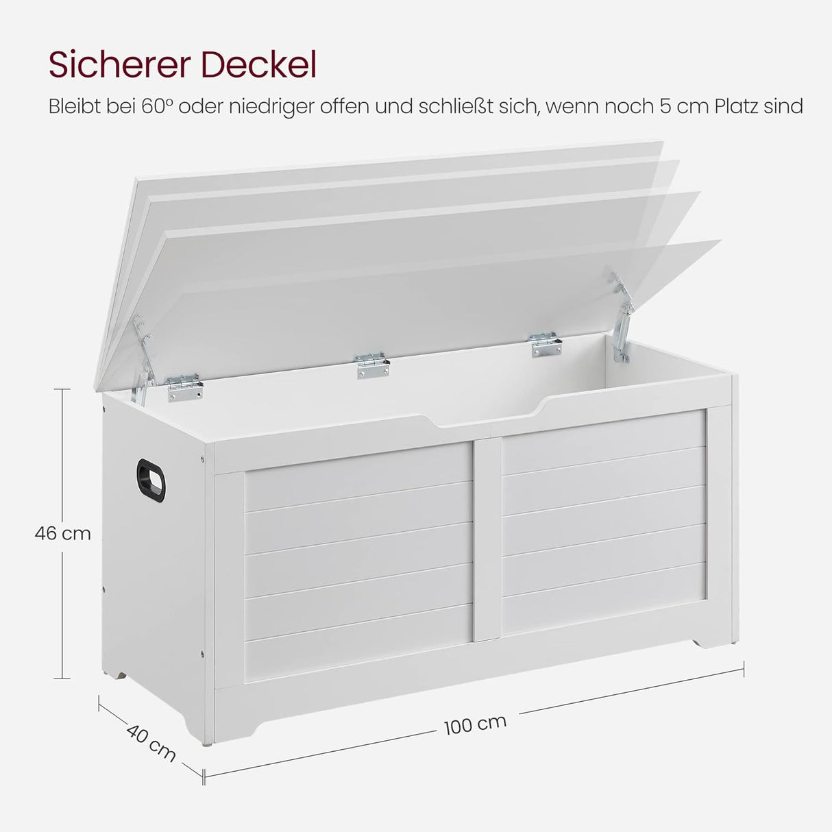 VASAGLE klop Bela 40 x 100 x 46 cm