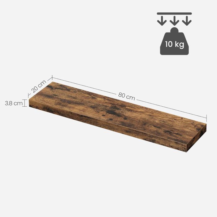 VASAGLE Stenska polica