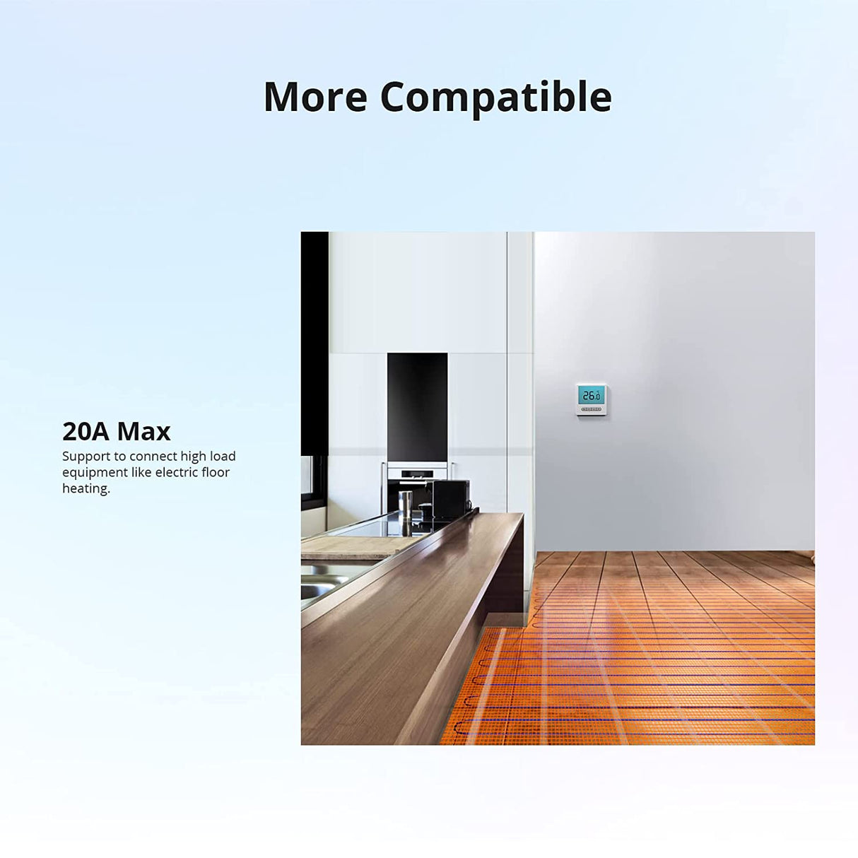 SONOFF pametno stikalo THR316, senzor za temp. in vlažnost, Alexa/Google Home/IFTTT, 16A Max.