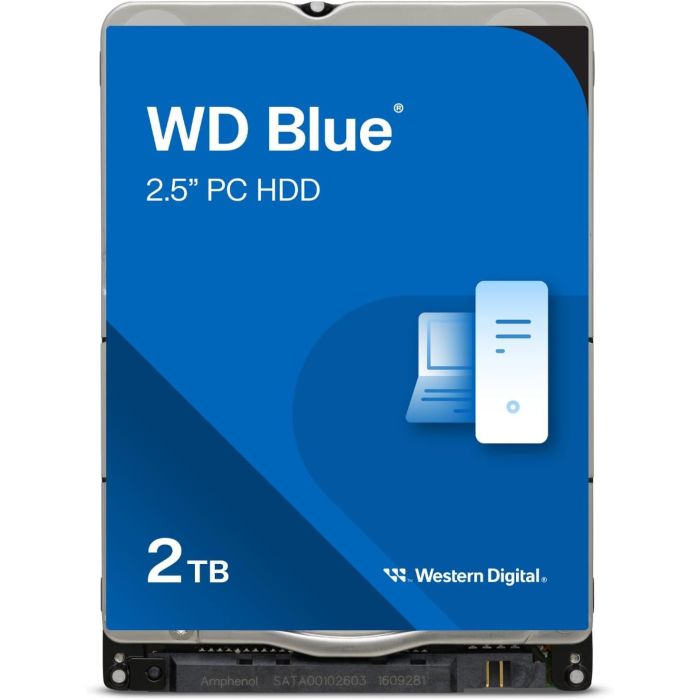 WD 2TB Blue 2,5" SATA 6Gb/s 5400rpm 128MB HDD disk