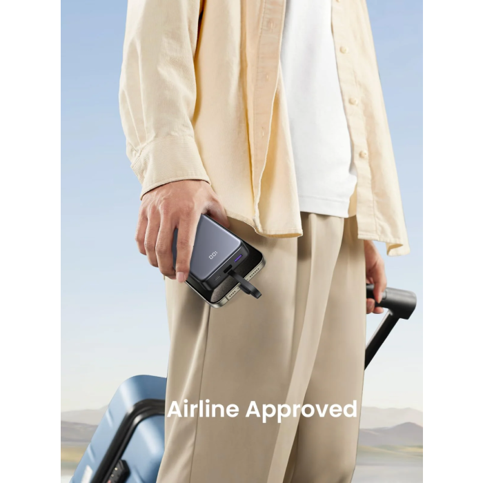 Ugreen 22,5W 20000mAh prenosna baterija z vgrajenim kablom