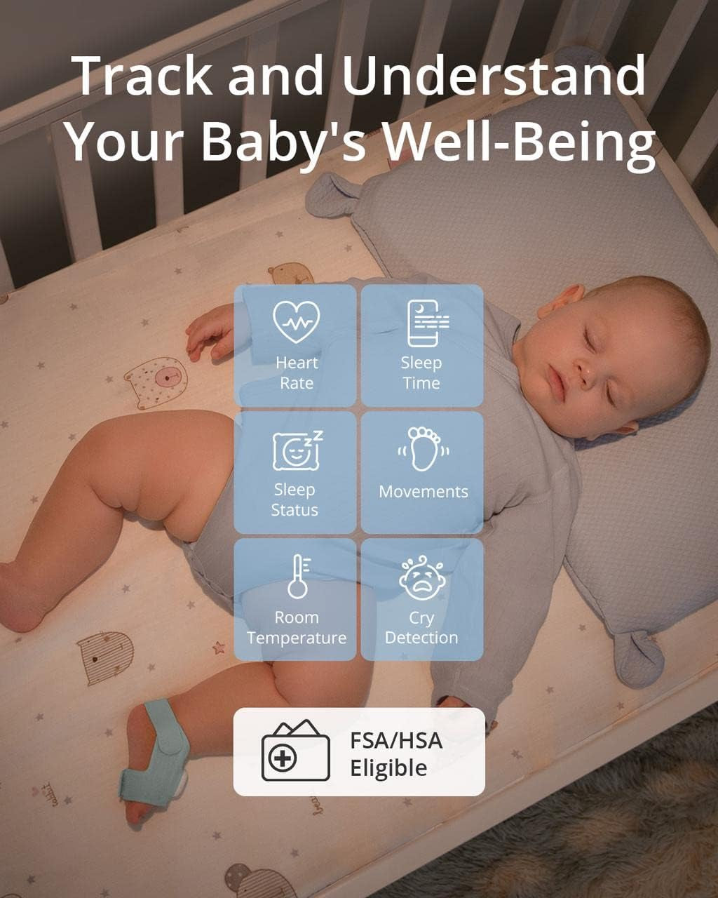 Eufy Security Baby S340 Pametna Nogavica za dojenčka