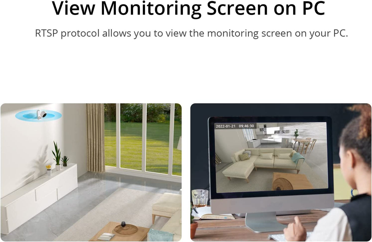 SONOFF notranja videonadzorna kamera S-CAM, 1080P, Wi-Fi