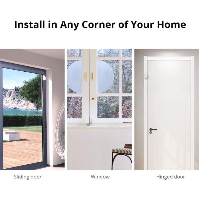 SONOFF senzor za vrata in okna Wi-Fi DW2 WiFi