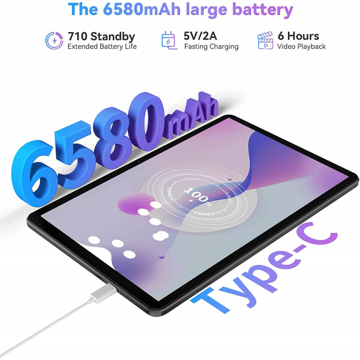 Blackview TAB8 WIFI 10.1'' tablični računalnik 4GB+128GB, modra