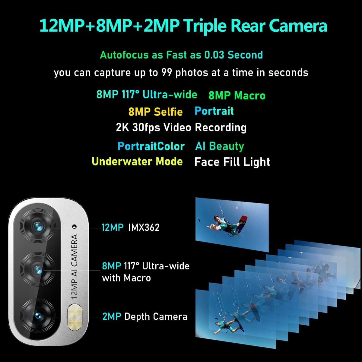 Blackview pametni robustni telefon BV7100 6GB+128GB, oranžen