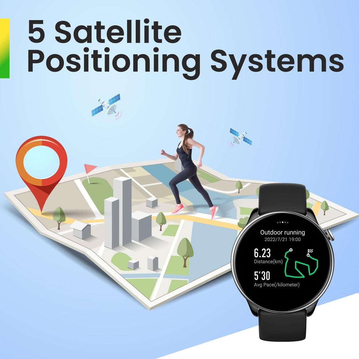 Amazfit GTR Mini pametna ure, modra