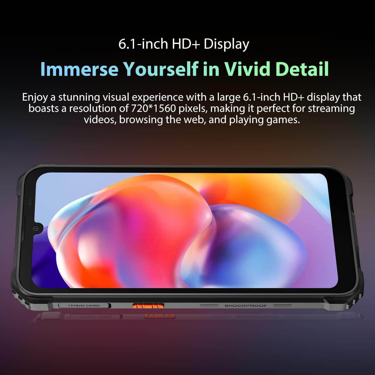 Blackview pametni robustni telefon BV5300 PRO 4/64GB, zelen