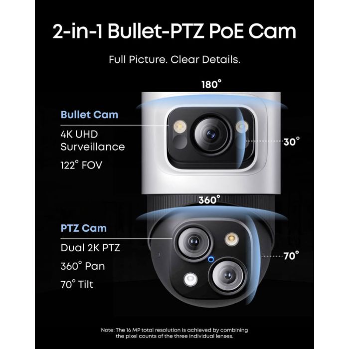 Anker Eufy Security PoE Bullet-PTZ S4 kamera