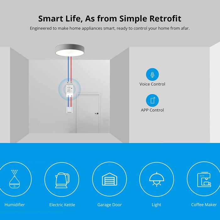 SONOFF pametno stikalo Wi-Fi BASICR2