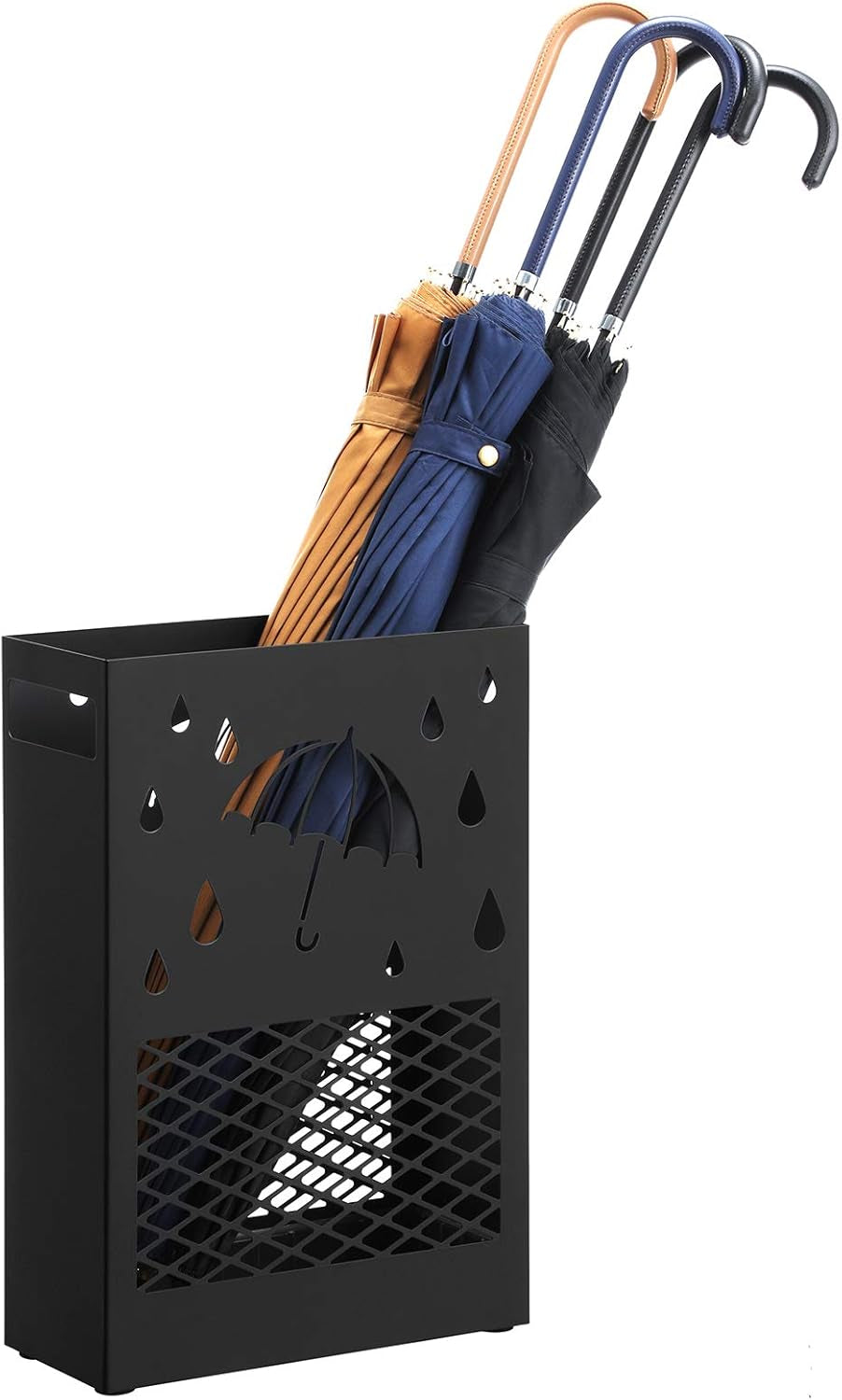 SONGMICS Kovinsko stojalo za dežnike pravokotno