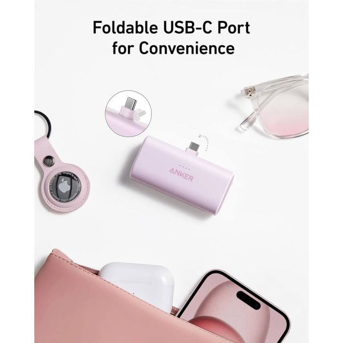 Anker Nano 5K powerbank, črn