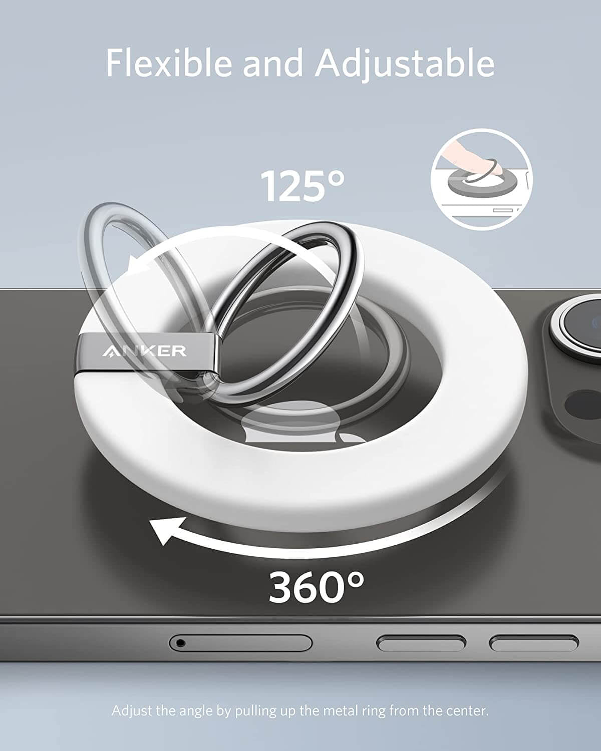 Anker MagGo Ring Holder držalo z magnetnim obročem moder