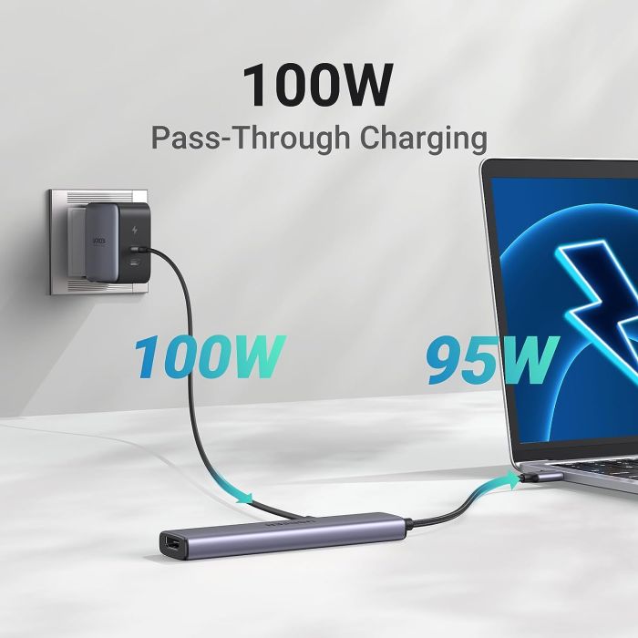 UGREEN 5v1 USB-C 4K HDMI, 100W, 4K@30Hz HDMI