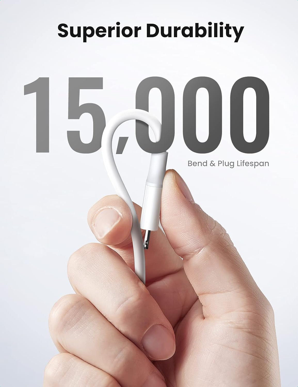 Ugreen USB-C na Lightning kabel srebrn 2m