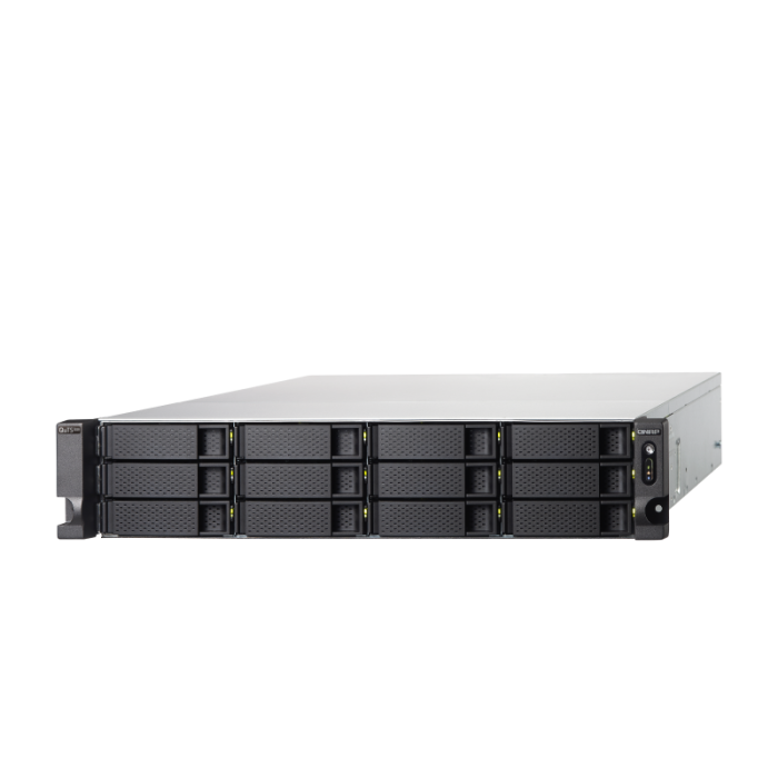 QNAP NAS strežnik za 12 diskov, 2U, Xeon, 32GB ram, 2x 10GbE SFP+