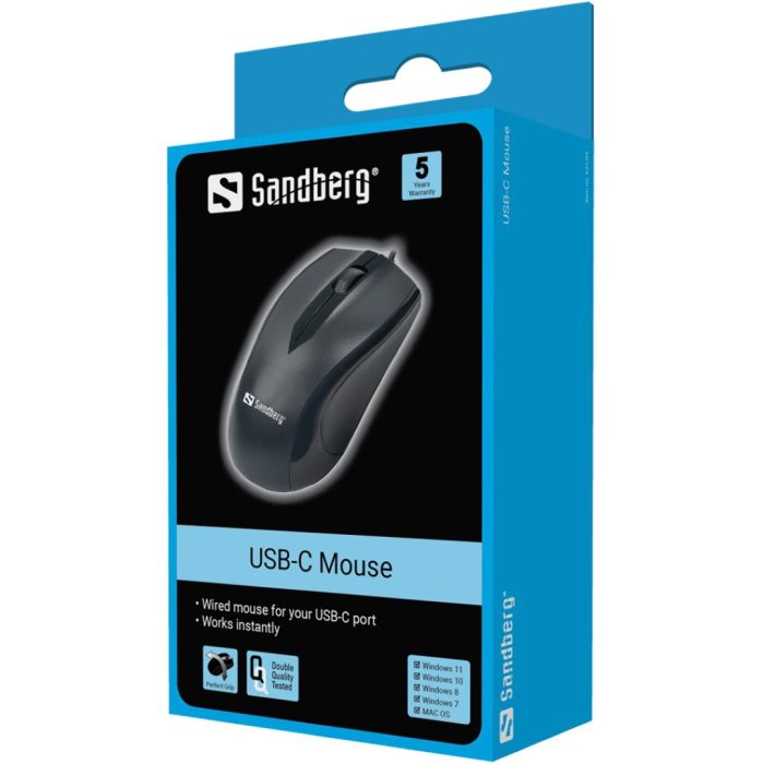 Sandberg USB-C Mouse žična miška